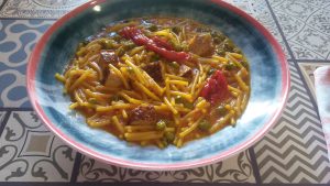 Fideos a la cazuela